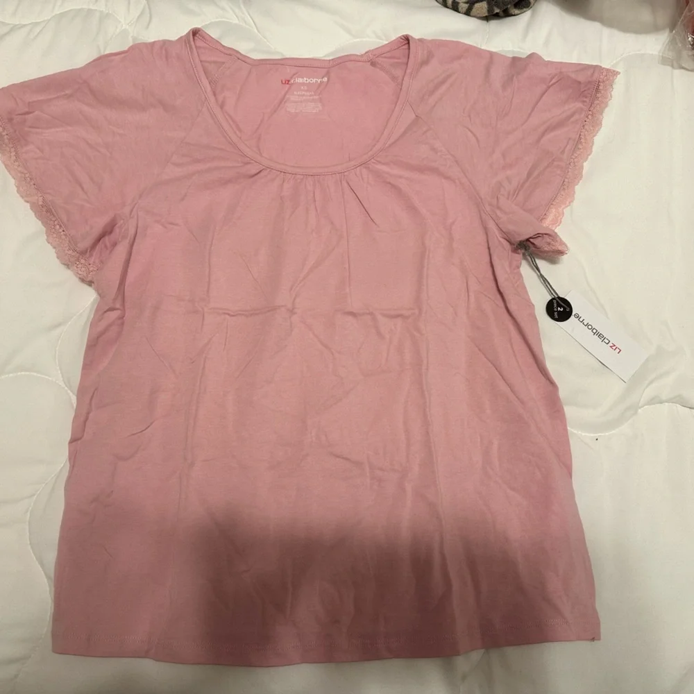 Liz Claiborne Dusty Rose Sleep Set - XS - Picture 2 of 8